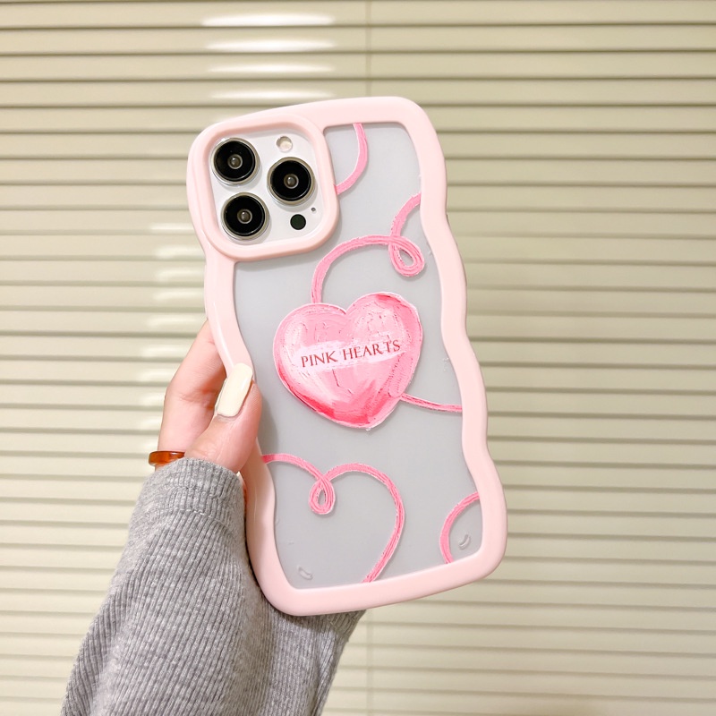 Ốp Điện Thoại Nhựa Acrylic Phối Ren Cho Iphone 13Pro / 12Promax / 11Pro / xs / 7 / 8 /