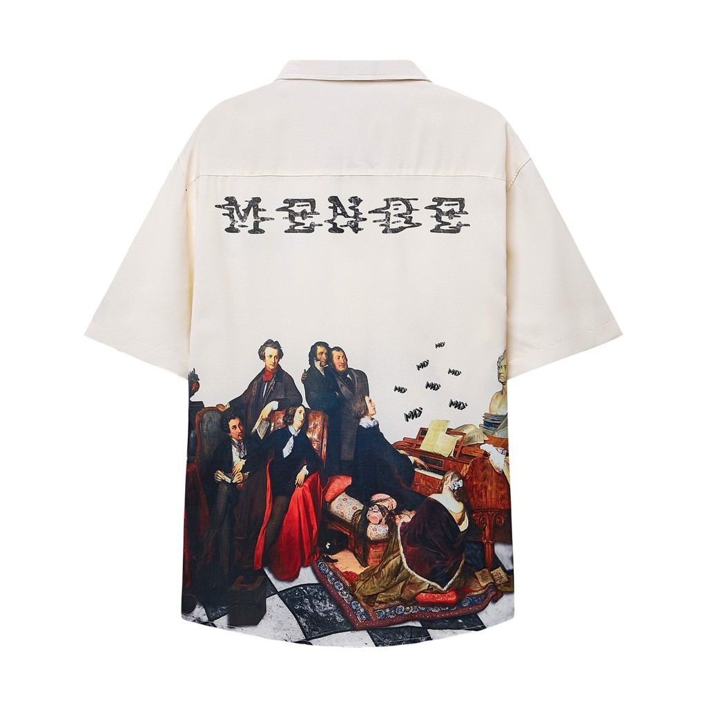 MENDE - Vintage Shirt - Áo sơ mi tay ngắn | BigBuy360 - bigbuy360.vn