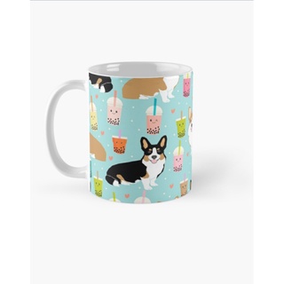 Cốc sứ chó corgi