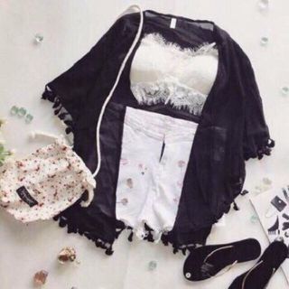 Áo khoát kimono đi biển