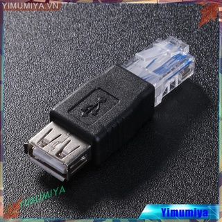 Đầu dây cáp chuyển đổi từ Ethernet RJ45 đực sang USB cái mạng LAN nhỏ gọn tiện dụng