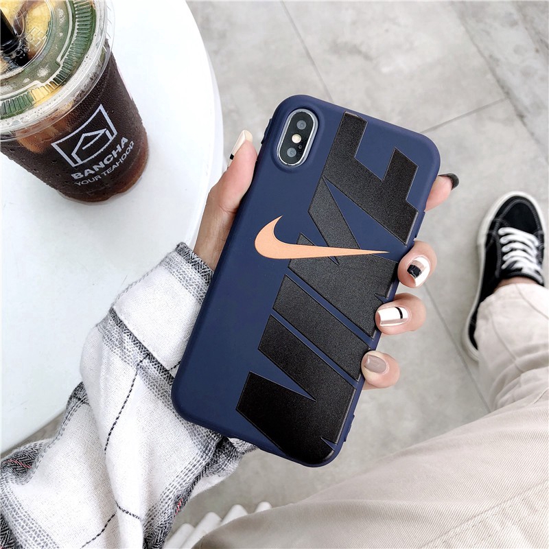 Ốp lưng TPU silicon họa tiết logo Nike Adidas dành cho iPhone 12 11 pro max 6 6s Plus 7 8 Plus X Xr Xs Max 12 mini