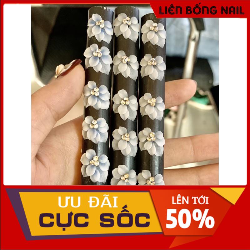 Hoa bột gắn chân 8k 1 bông