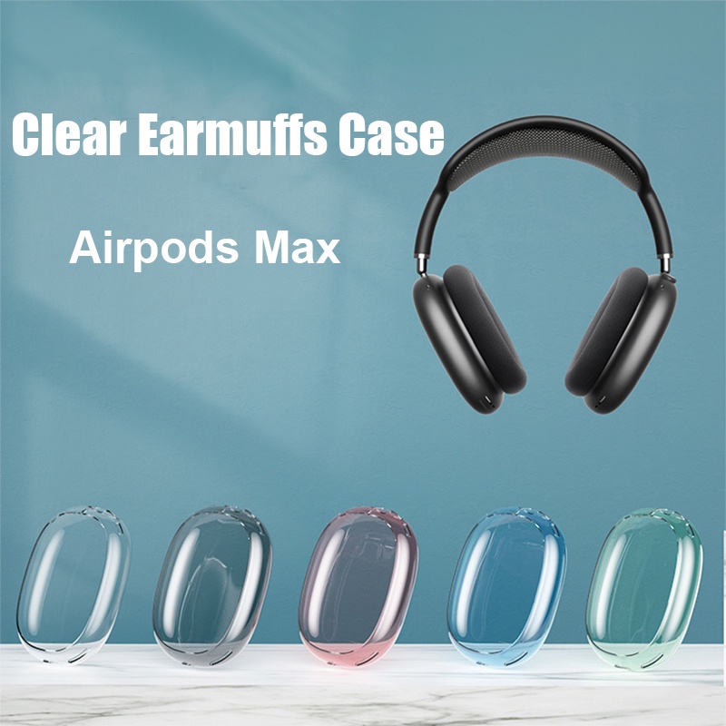Vỏ bọc bảo vệ tai nghe chụp tai BJONE TPU trong suốt chống trầy xước thích hợp cho Apple AirPods Max