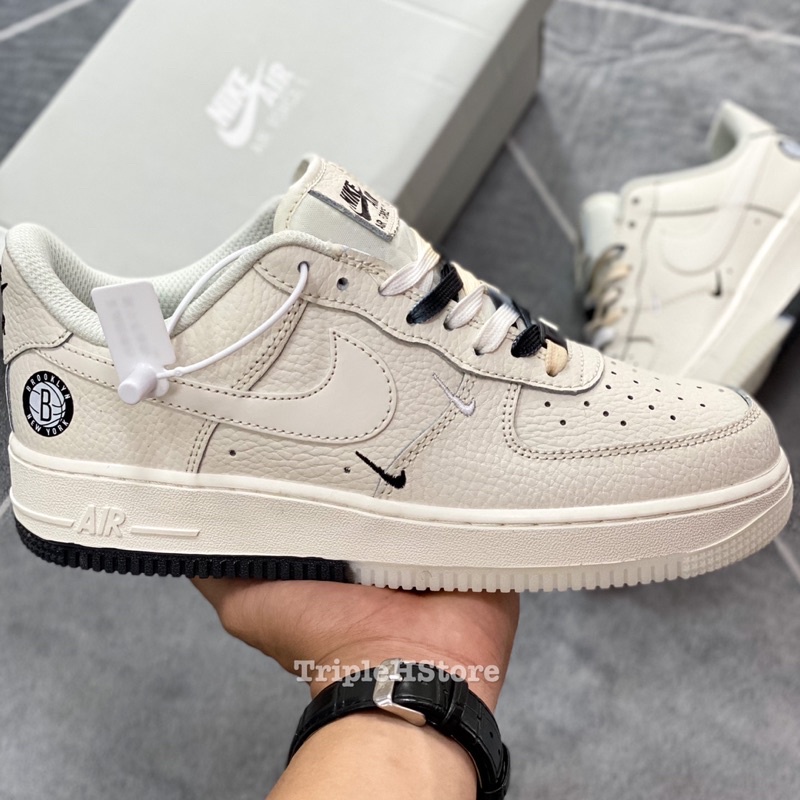 Giày Air Force 1 BKN Brooklyn -" Đen Trắng Âm Dương "