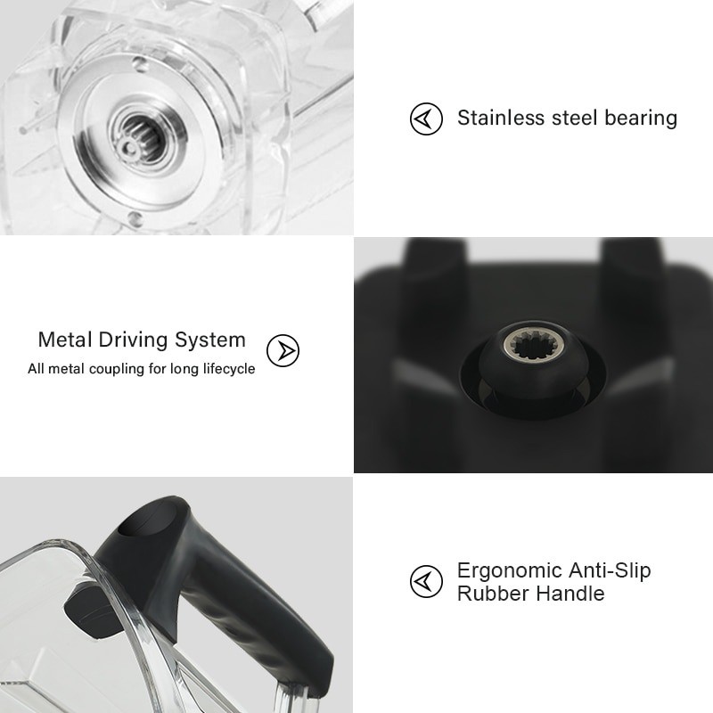 Máy xay sinh tố chuyên nghiệp BioloMix T5300 công suất cao 2200W không chứa BPA