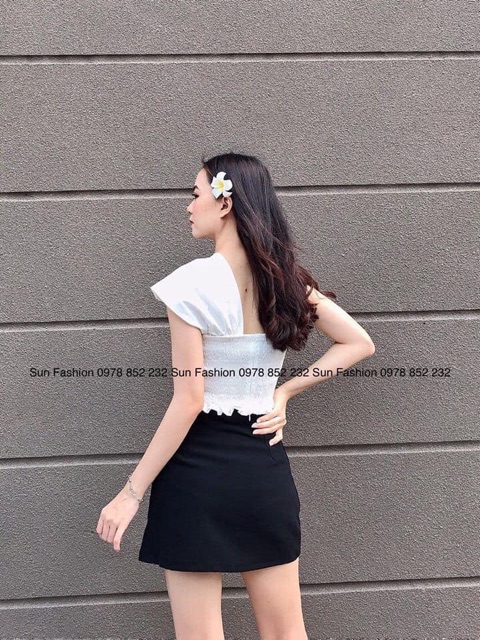 Sét áo nơ ngực chân váy chữ A | BigBuy360 - bigbuy360.vn