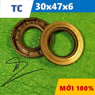 Phớt chặn dầu tc 30x47x6 ( phớt dầu / chắn dầu / lò xo / phớt ben / oil seal tc 30*47*6)