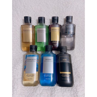 Noir Paris Clean Slate Sữa tắm gội cao cấp 3in1 Bath & Body Works face hair & body wash men's 295ml