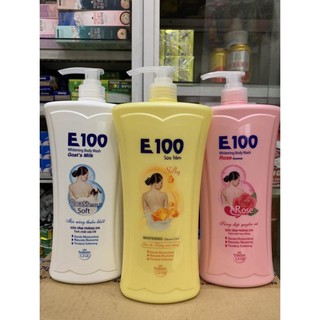 SỮA TẮM E100 SILKY  1,2ML Có 3 Mầu Như Hình