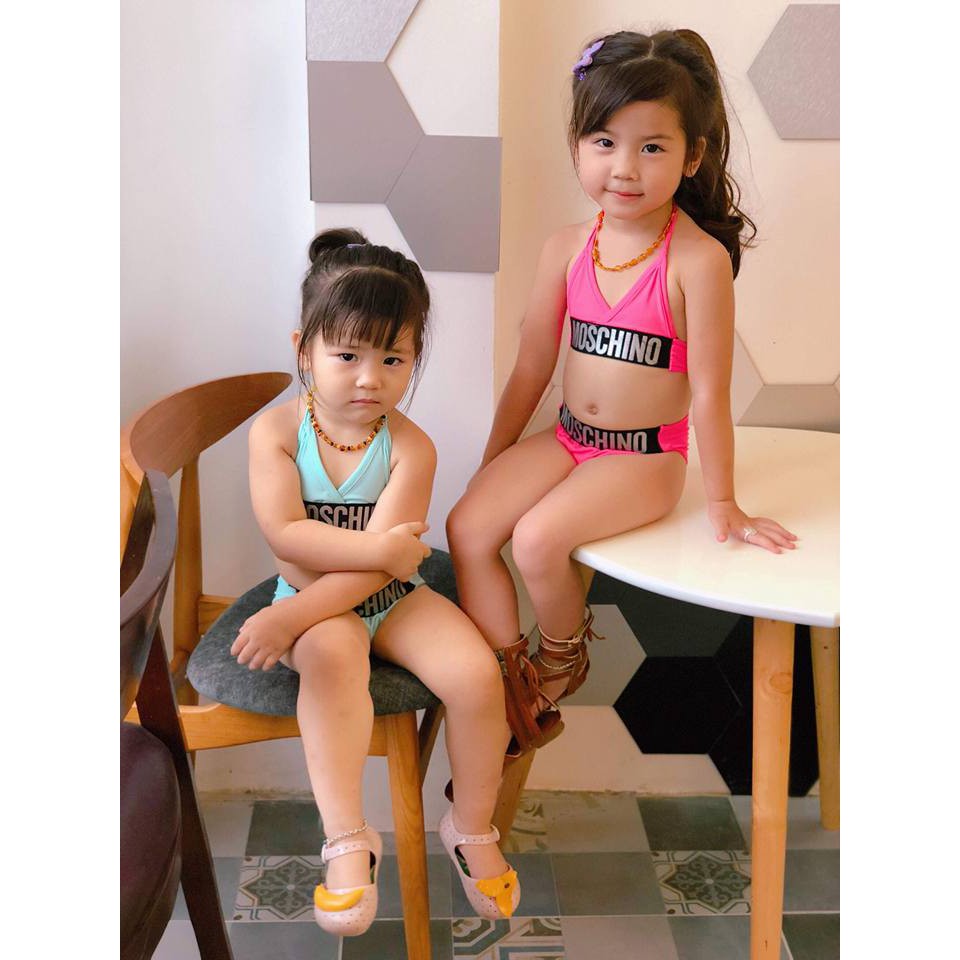 Áo bơi - Bikini Moschino cao cấp cho bé gái | BigBuy360 - bigbuy360.vn