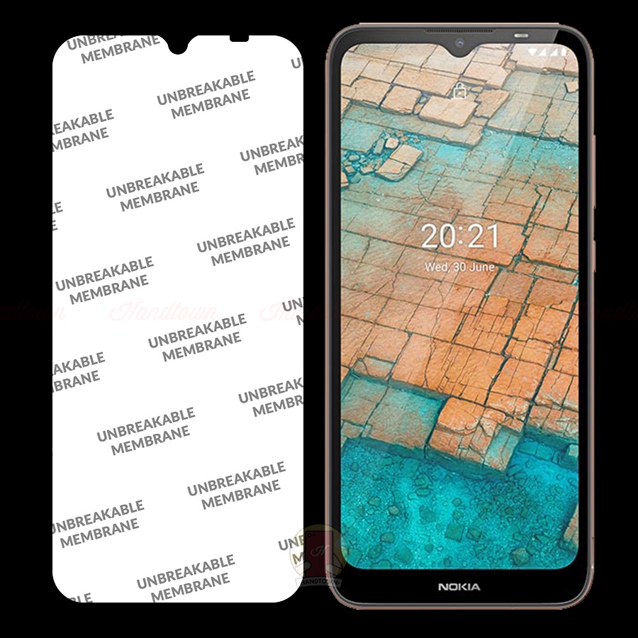 Nokia C20 Miếng Dán PPF Màn Hình Mặt Lưng Dẻo Cường Lực Bảo Vệ Chống Trầy Xước Va Đập Vân Tay