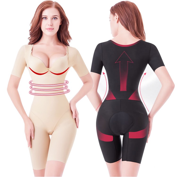 WECHERY Giảm Béo Body Shaper Full Body Eo Huấn Luyện Corse Mỏng Nữ Slim Body Shapewear