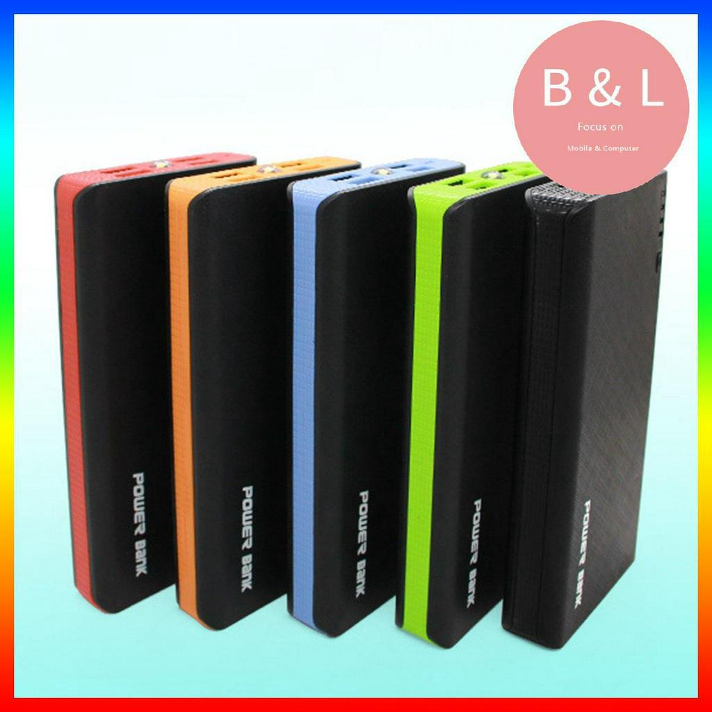Bộ sạc dự phòng DIY 4 cổng USB chạy bằng 6x pin 18650 có đèn LED