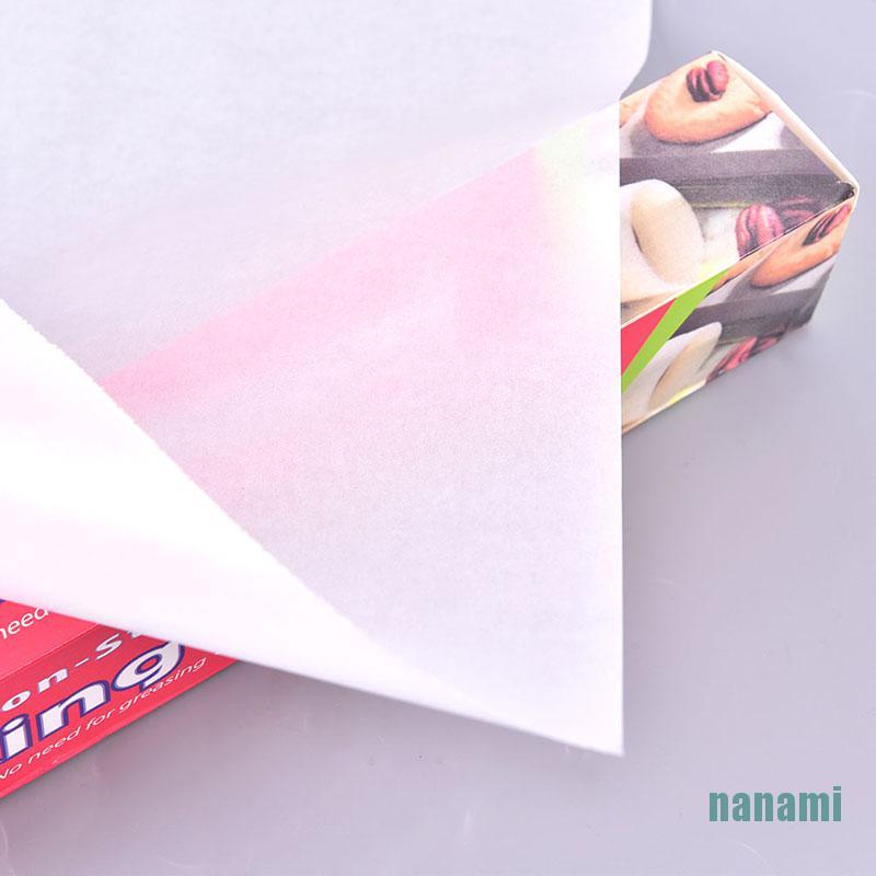 [nanami]20M NonStick Cookie Sheet Parchment Paper Baking Pan Line Oil Paper Butter Paper