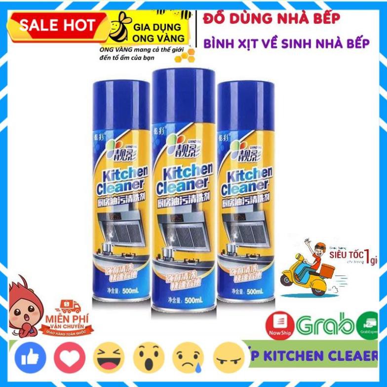 Xịt Rửa Nhà Bếp, Dung Dịch Xịt Rửa Làm Mới Dụng Cụ Nhà Bếp Kitchen Cleaner Hàn Quốc 500Ml, Tiện Dụng Cho Căn Bếp Của Bạn