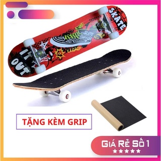 Ván Trượt Mặt Nhám Giày Vansz - Tặng Kèm Grip Ván Trượt