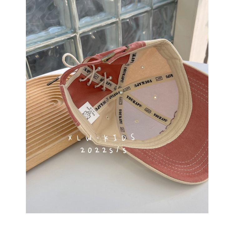 Mũ Lưỡi Trai Phối Màu Thời Trang Hàn Quốc Cho Bé