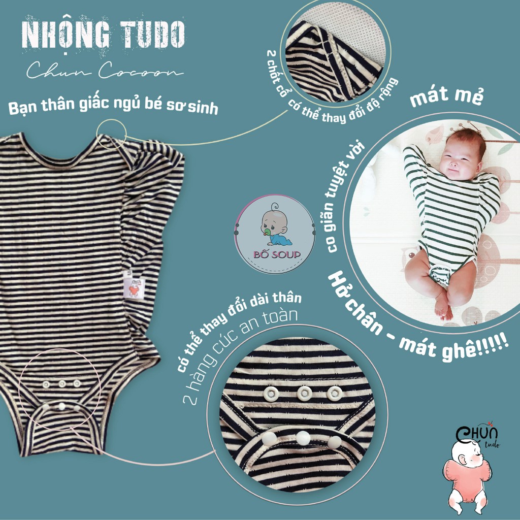 Nhộng Chũn Cocoon Nhộng TuDo Cộc Hở Chân Thích Hợp Cho Mùa Hè Shop Bố Soup