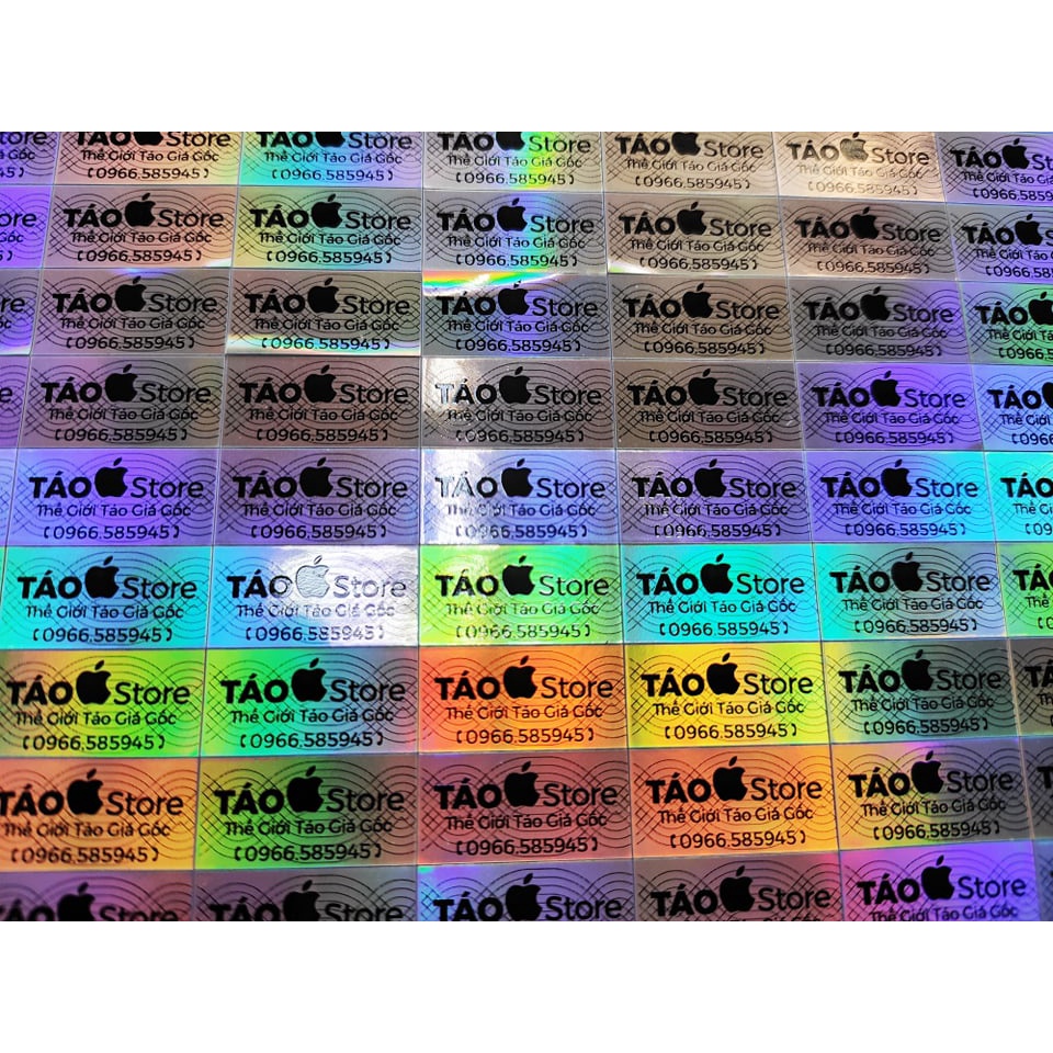 Tem niêm phong 7 màu - chat shop trước khi đặt hàng