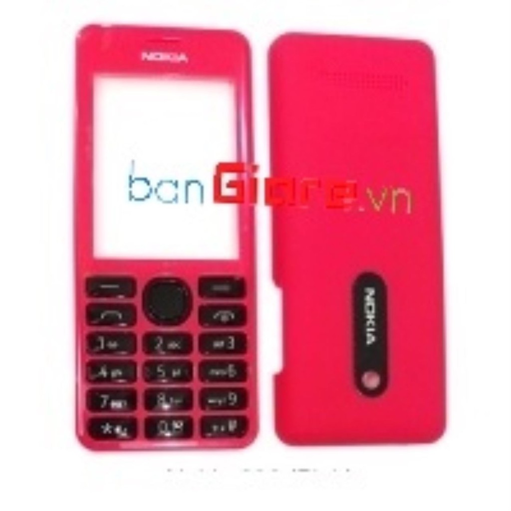 VỎ PHÍM NOKIA 206 MÀU HỒNG