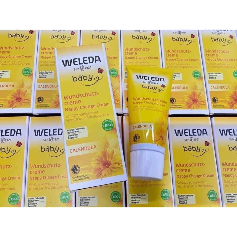 KEM ĐẶC TRỊ HĂM CHO BÉ (WELEDA CALENDULA BABY CREAM) 75ml (made in germany)