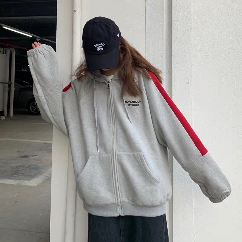 Áo khoác nỉ dáng rộng phong cách Hàn Quốc | BigBuy360 - bigbuy360.vn