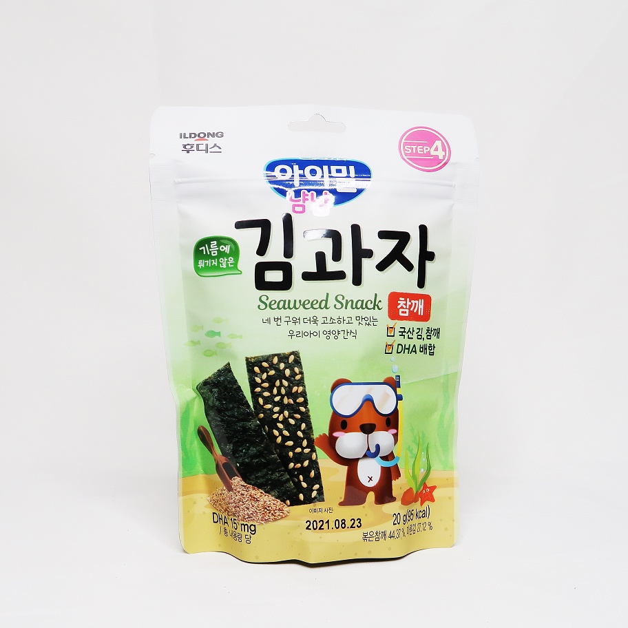 Snack Rong biển Ildong Ayimeal YumYum Laver Hàn Quốc gói 25g cho bé 9M+([Mở bán lần đầu-Giá cực hấp dẫn]date T7/2022)