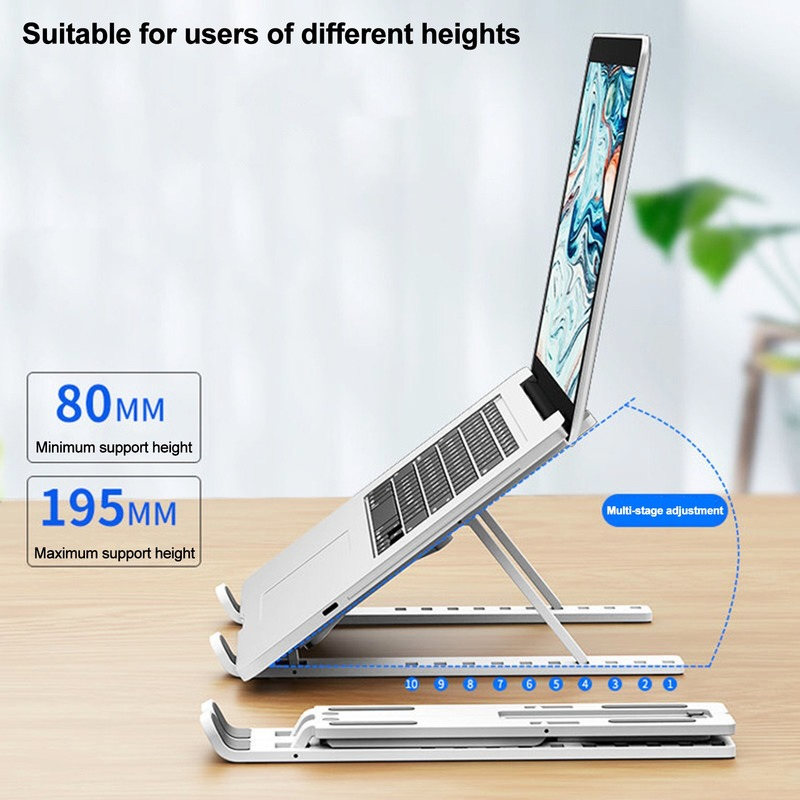 Giá đỡ máy tính xách tay / máy tính bảng Macbook nhỏ gọn có thể điều chỉnh tiện dụng | BigBuy360 - bigbuy360.vn
