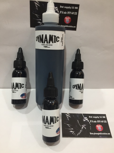 Mực xăm hình 2018 Dynamic Zuper Triple Black 30ml | BigBuy360 - bigbuy360.vn