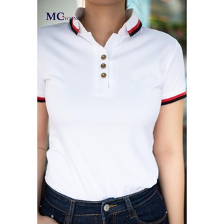 Áo thun nữ tôn dáng - MC Fashion AP169 màu trắng Nhé