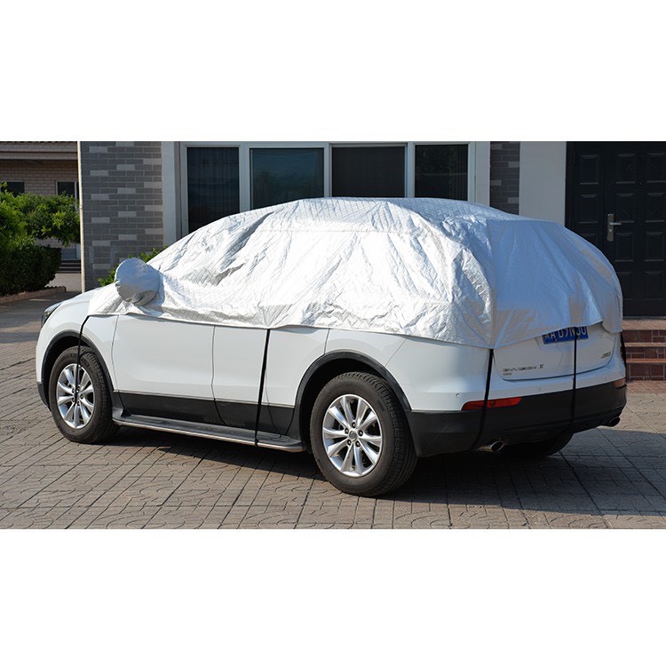 Bạt phủ nửa xe ô tô - Bạt che nóc xe hơi chống nóng, chống xước, chống mưa gọn gàng cho các dòng xe