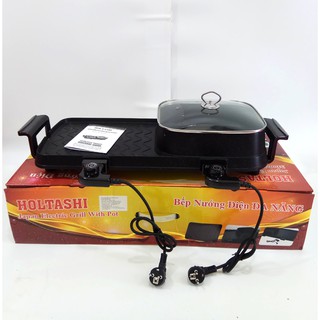 Bảo hành 18tháng siêu phẩm vỉ lẩu nướng 3 trong 1 holtashi tc 13326g