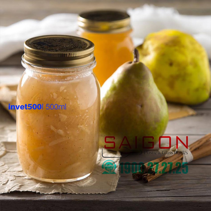 Hũ thủy tinh Italia Quattro Invetro 1500ml | 1000ml