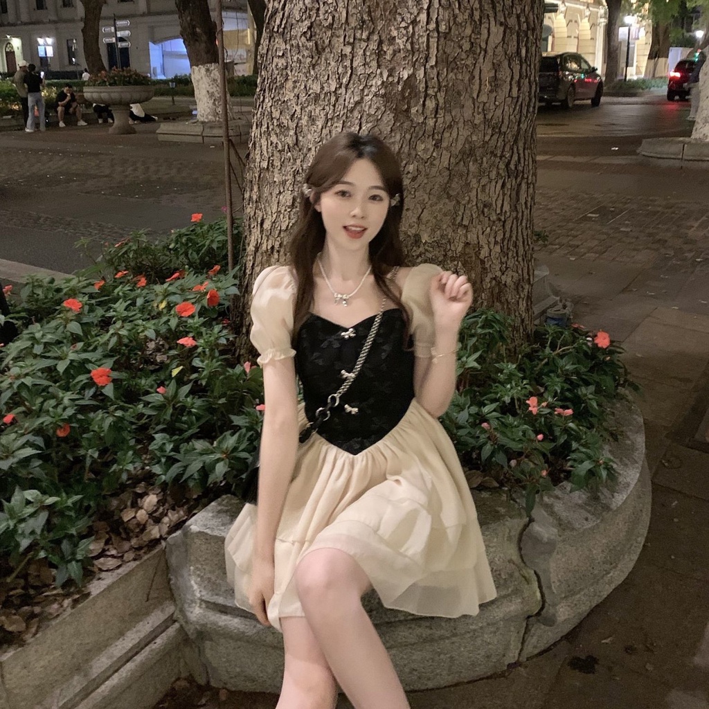 Đầm Công Chúa Dáng Ôm Phong Cách Hàn Quốc Thời Trang Mùa Hè 2022 Mới