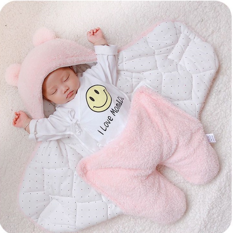 Túi Ngủ Dày Dặn Ấm Áp Chống Sốc Dành Cho Bé Sơ Sinh