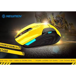 Chuột Không Dây Gaming Newmen E500+(Mẫu Mới 2020) - Hàng Chính Hãng BH 2 Năm