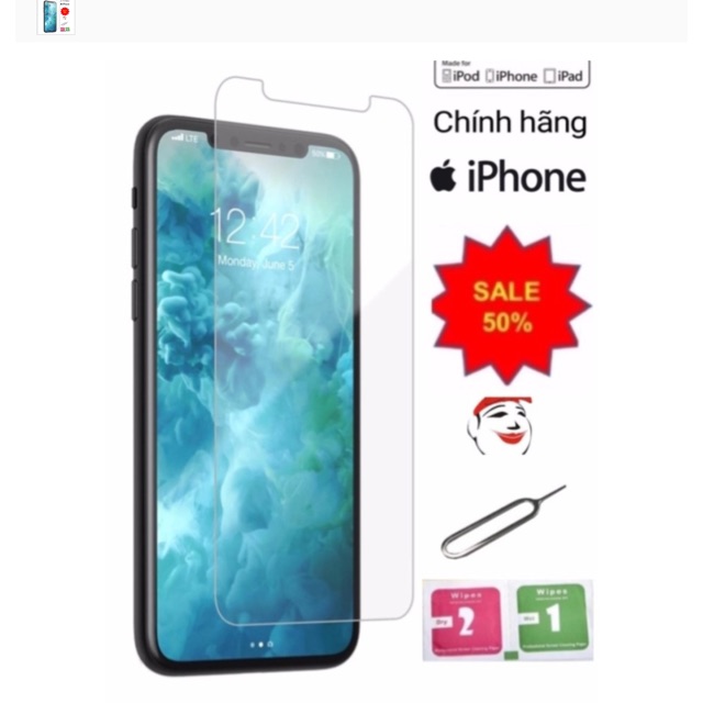 Bộ 3 kính iphone X