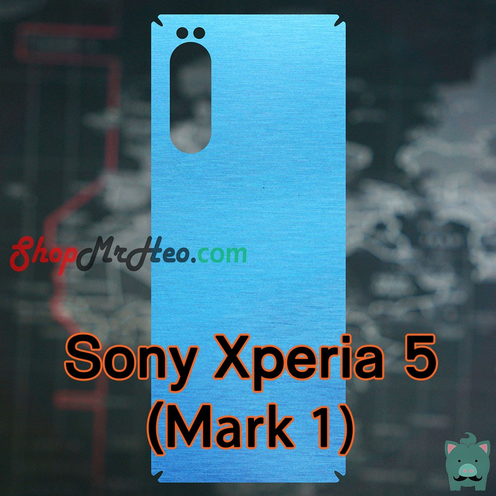 Dán Skin Màu Mặt Sau Lưng Nhôm Xước Sony Xperia 5 - Sony 5 II  - Sony 5 III