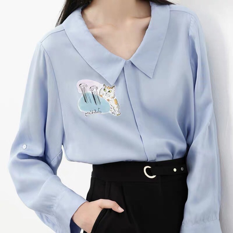 Áo sơ mi kiểu cổ bẻ #Lily #195k / size S
