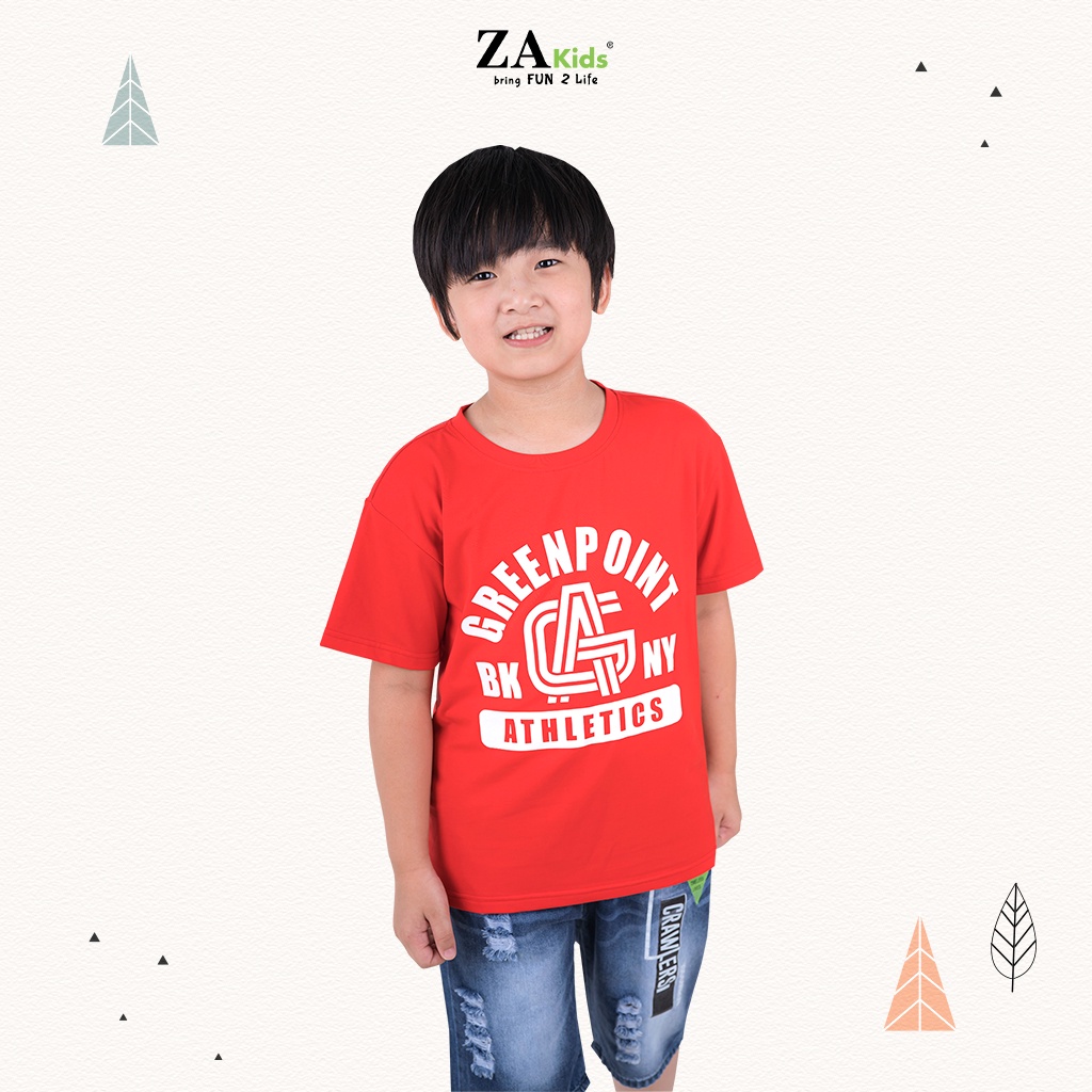 Áo Thun Ngắn Tay Mùa Hè Bé Trai (2-14 Tuổi) ZAKids ZA22211TN