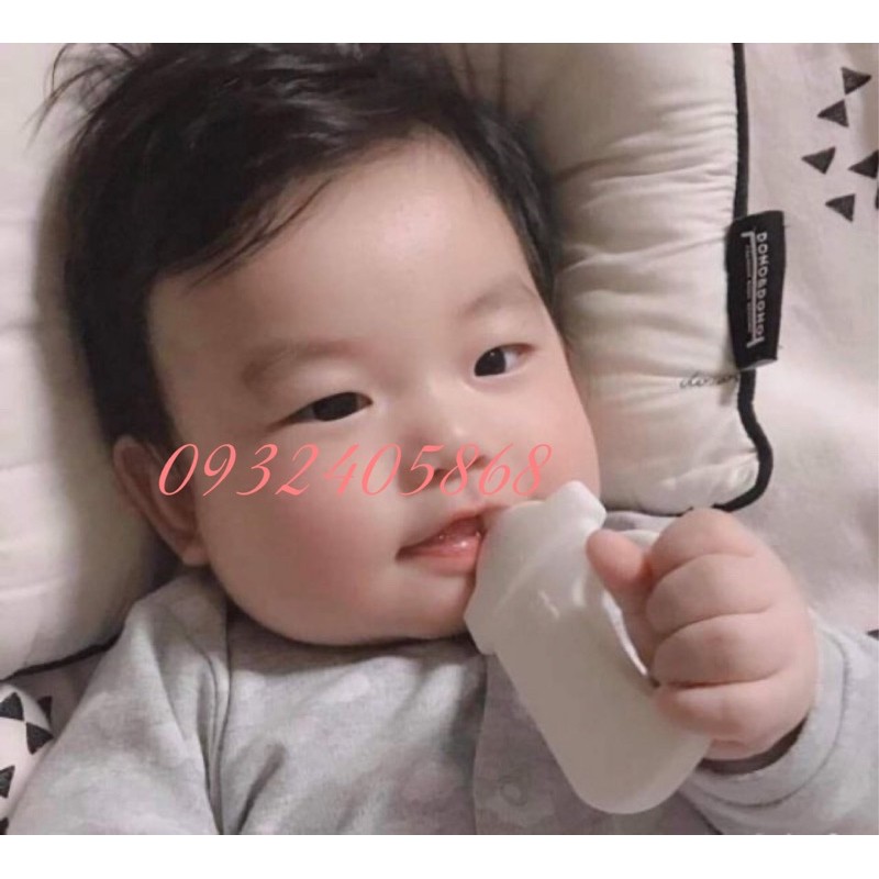 &lt; Sẵn&gt; Gặm nướu bình sữa milk bottle simtong Hàn quốc