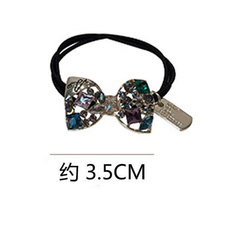 Dây Buộc Tóc Haimeikang Đính Đá Phong Cách Sang Trọng Thời Trang Cho Nữ