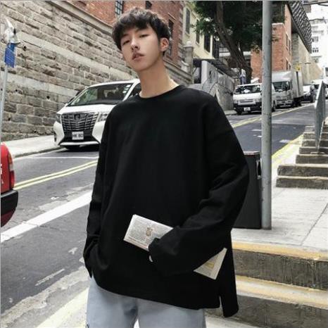 ☄ Áo sweater nam xẻ tà, phong cách thời trang Hàn Quốc full size, full màu!