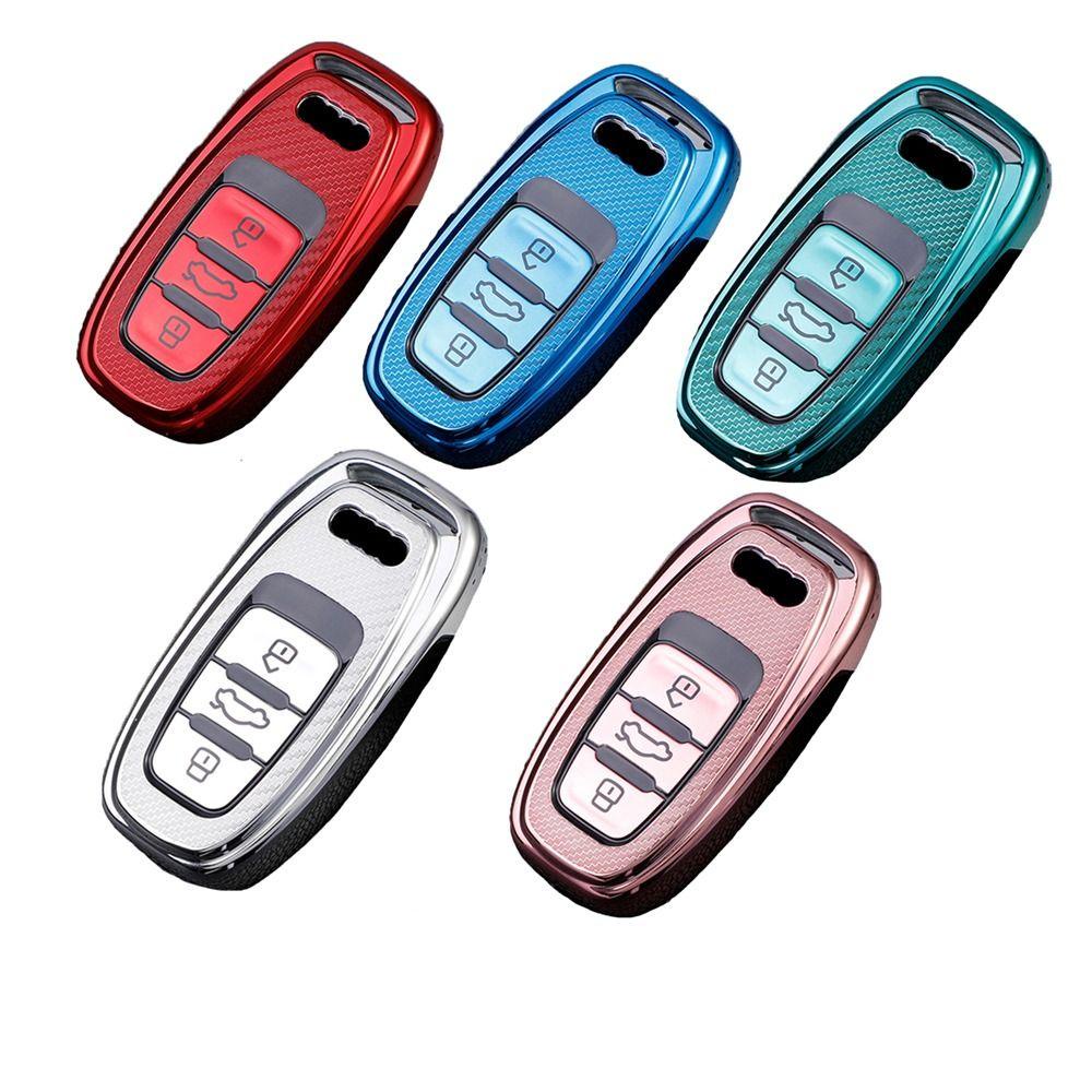 MAYSHOW Vỏ Bảo Vệ Chìa Khóa Điều Khiển Từ Xa Cho Xe Hơi Audi A1 A3 A4 A5 A6 A7 A8
