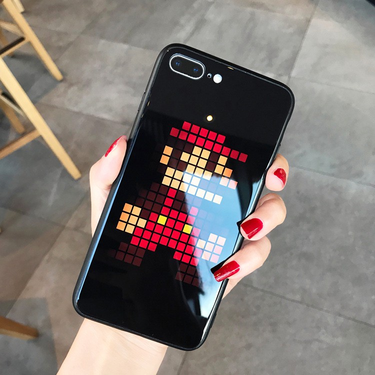 Ốp lưng iphone - ốp lưng kính Mari hoạt hình dành cho iphone 6 đến 14promax - k179