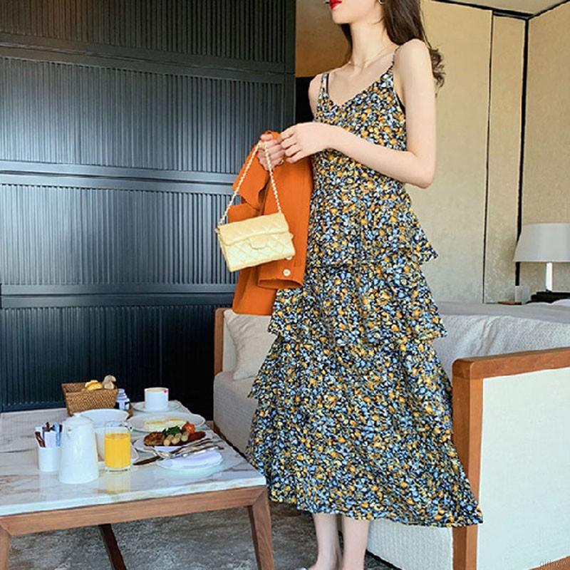 Đầm Nữ Không Tay Cổ Chữ V Phong Cách Cổ Điển Hàn Quốc | BigBuy360 - bigbuy360.vn