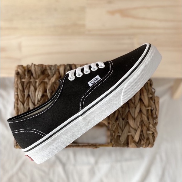 Giày Sneaker Nam, Giày Vans [REAL] Authentic Black White cho nam nữ