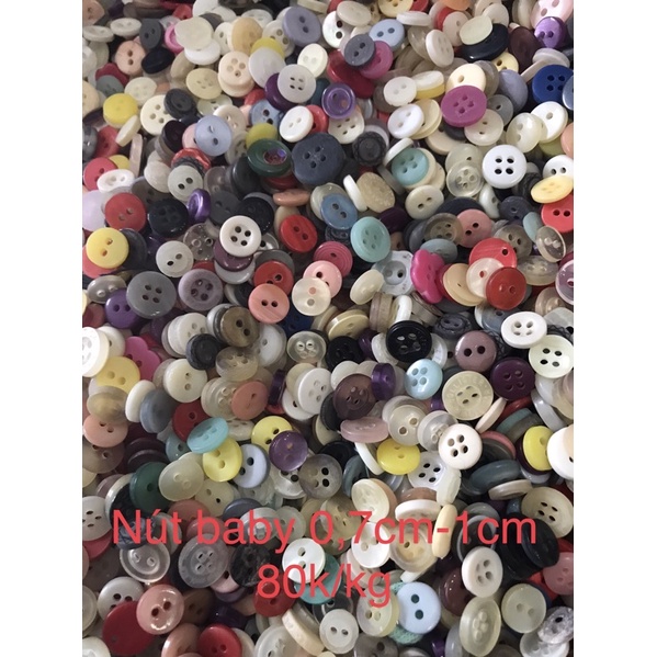 NÚT ÁO ĐỦ MÀU, ĐỦ SIZE (MIX MÀU)