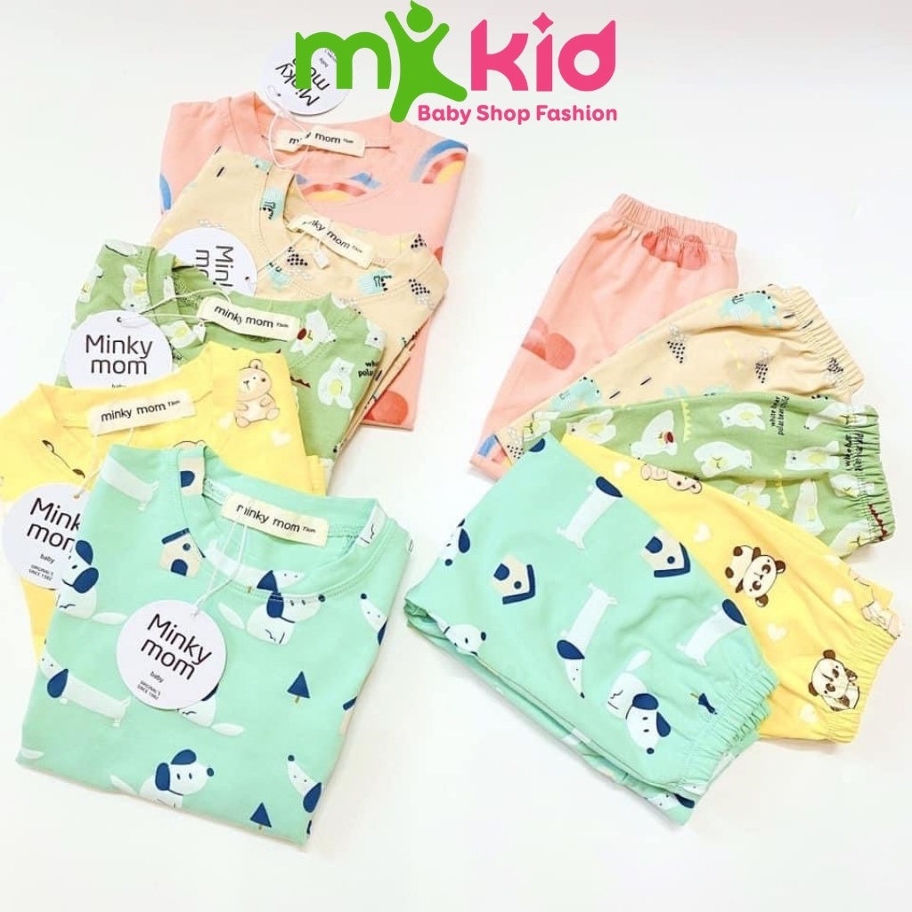 Đồ Tết Cho Bé Trai  Bộ Minky Mom Tết 2022 Cho Bé Trai Bé Gái Chất Cotton Cao Cấp Co Giãn Thấm Hút Mồ Hôi Tốt